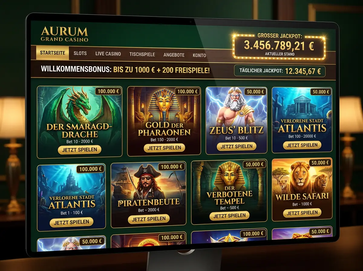 Rodeoslot — Spielsaal und Angebot