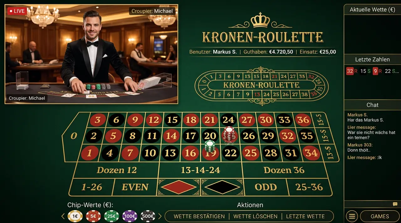 Live-Casino im Rodeoslot